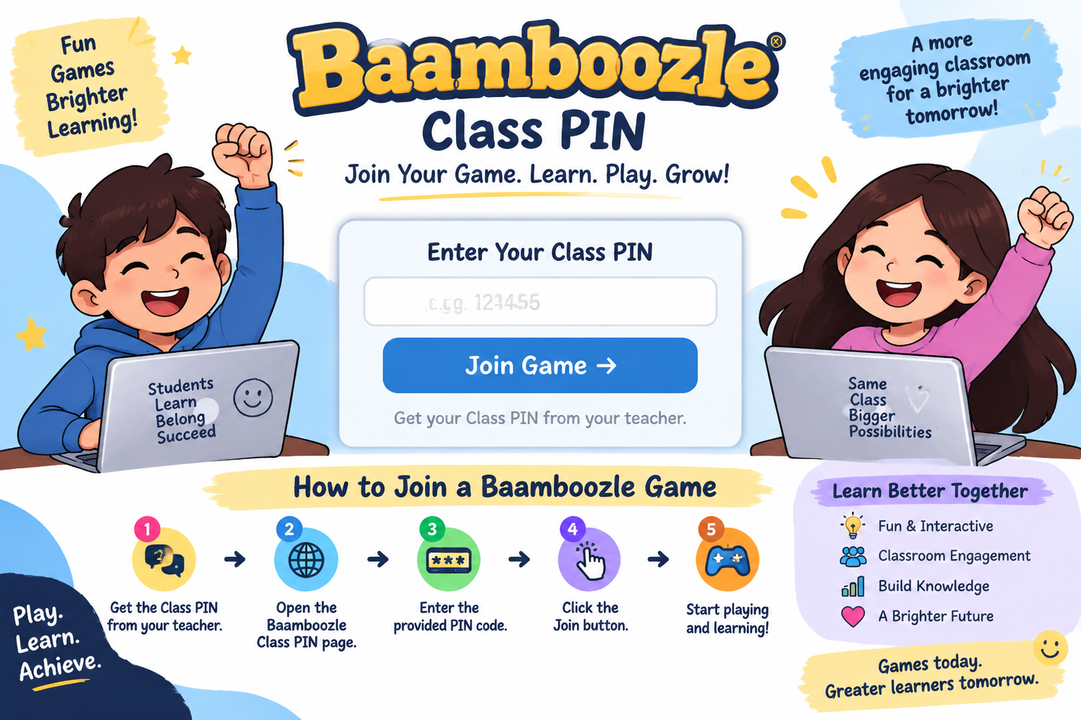 Baamboozle Class PIN